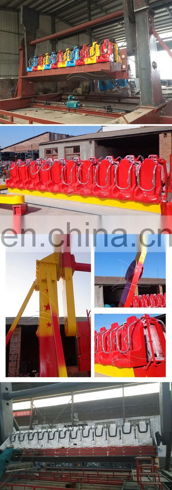Large outdoor equipment funfair thrill game playland hells gate ride for kids adults for sale