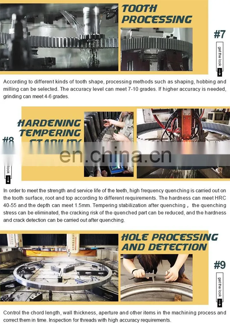 High-speed Rotary YRT200 Table Slewing Bearings Large 50Mn/40CrMn Large Bearing Capacity precision slewing bearing