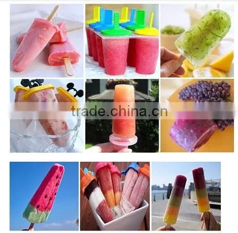 Special design plastic ice cream moulds with handle, popsicle mold, ice lolly maker