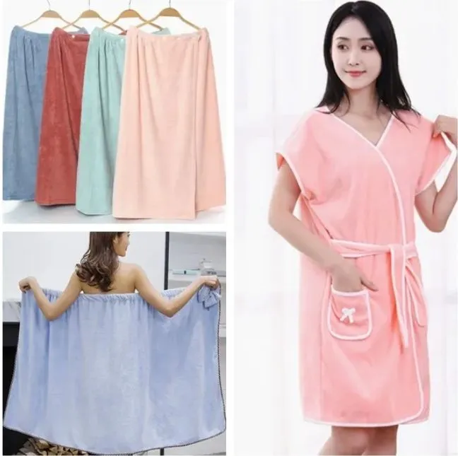 microfiber coral fleece bath skirt