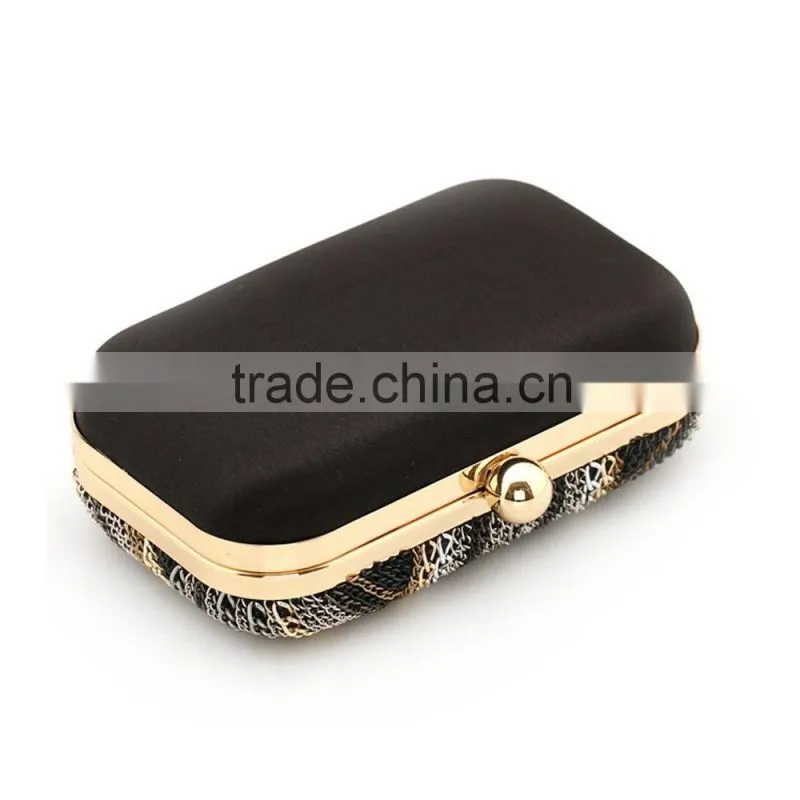 2015 NEW STYLISH WOMEN BAG METAL CHAIN FIXE0D EXQUISITE CLUTCH BAG