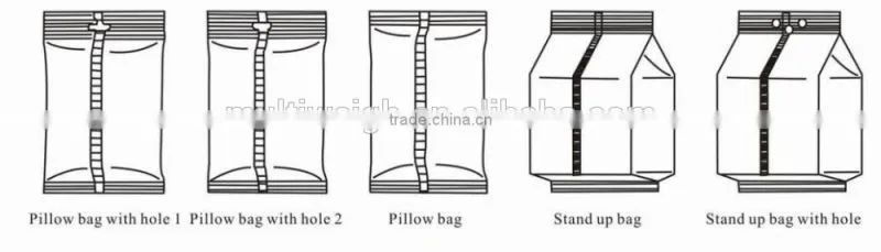 automatic large vertical form fill seal packaging machine