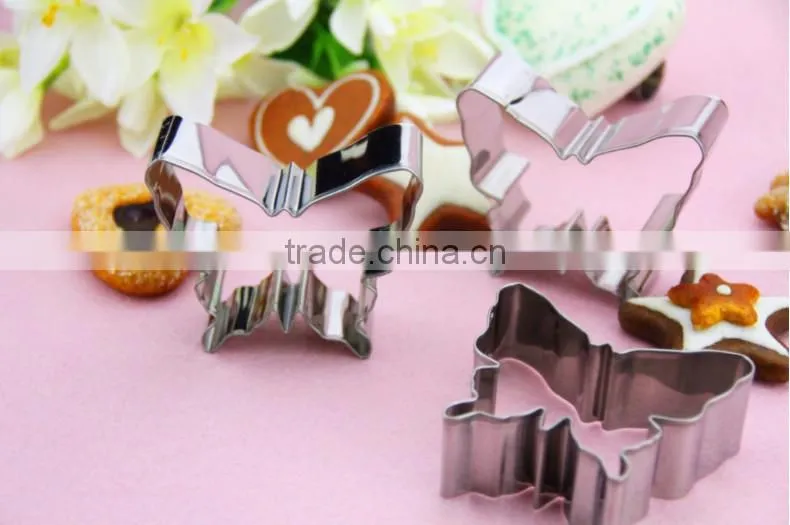 YangJiang factory manufature different animal shape stainless steel cookie cutter mold