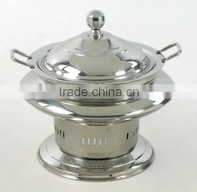 Steel Cheffing Dish, Wedding & Party utensils, food serving dish, hot keeping dish, Catering item, Hotel & Restaurant utensils