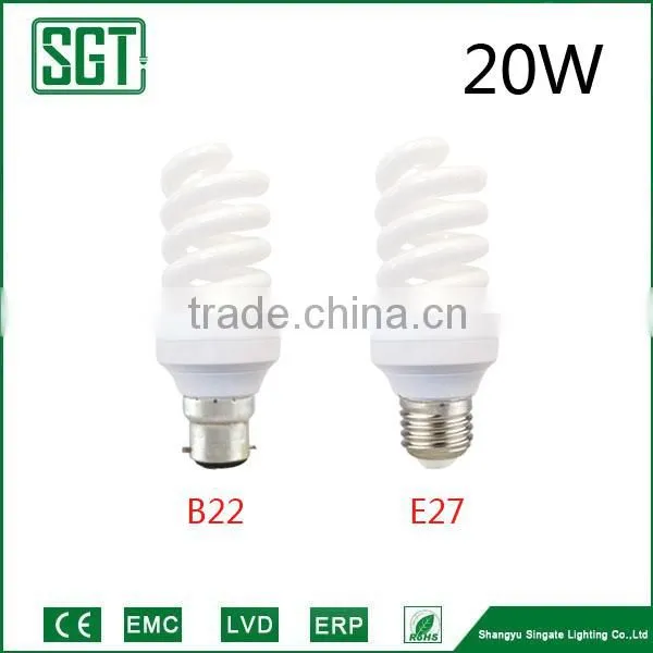 Compact Fluorescent Lamp E27 Full spiral Energy saving lamp