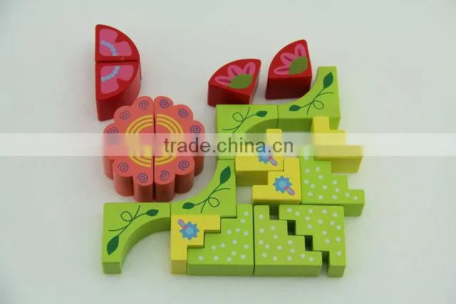 wooden jigsaw puzzle game
