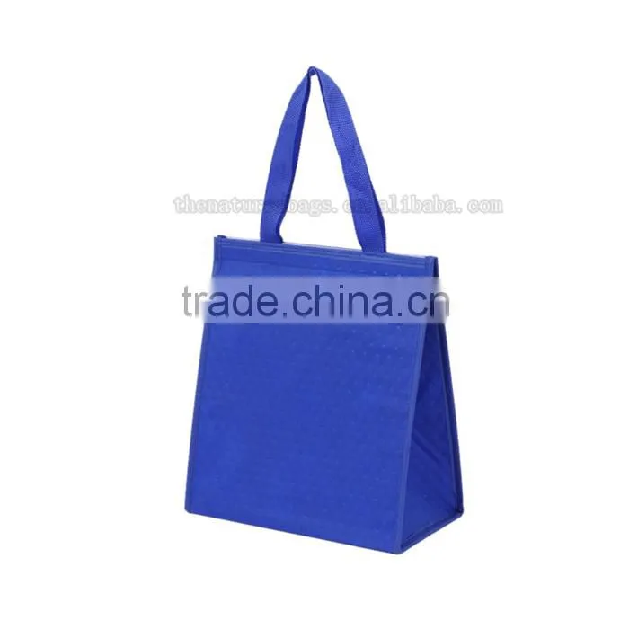 Custom Made Exceptional Lunch Silver Cooler Bag