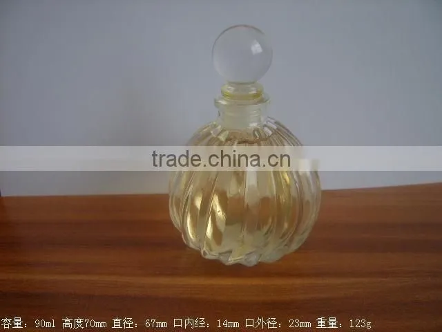 Hot sale aroma glass reed diffuser bottle,100ml new arrival reed diffuser glass bottle