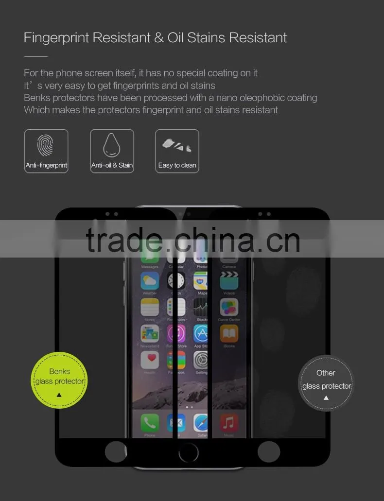 For iPhone 6 Benks Magic 0.3MM Protector 2.5D OKR+PRO Privacy Full Cover Tempered Glass Screen Protector For iPhone 6s TB-0198