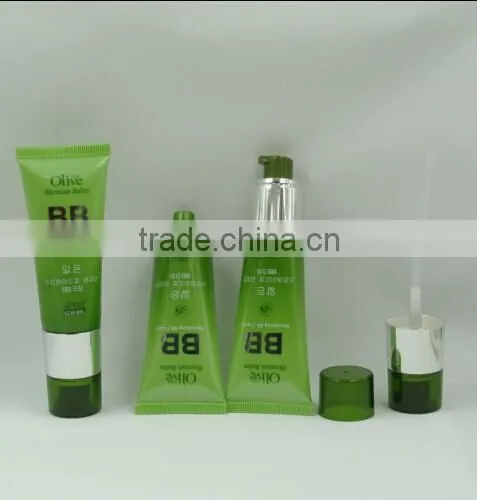 60ml cosmetic tube packaging with beautiful airless pump