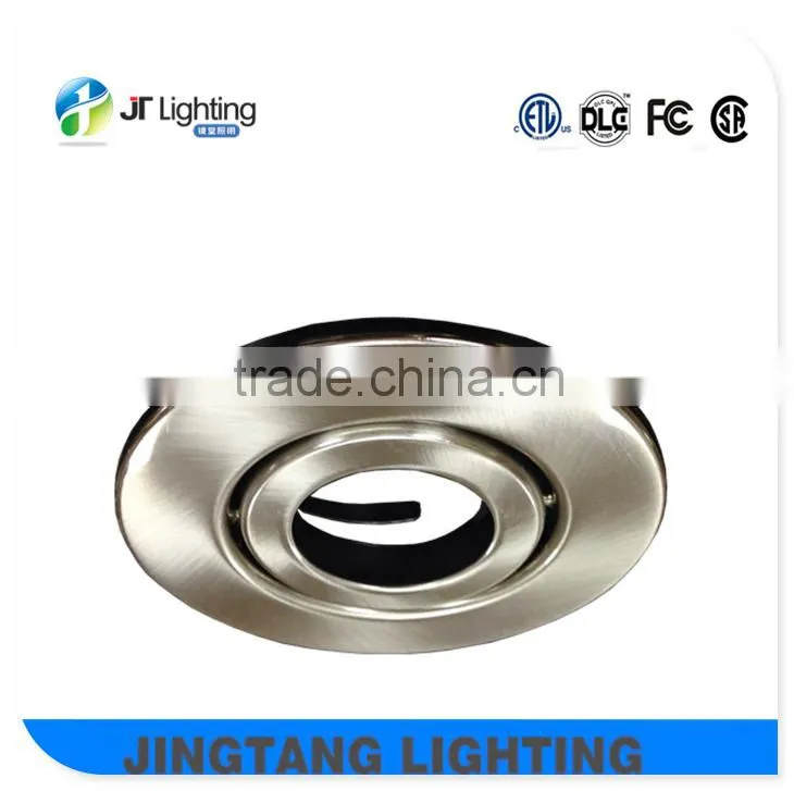 3.5'' matte white and BN color adjustable inner ring gimbal trim fit for led pot light and bulb etl listed