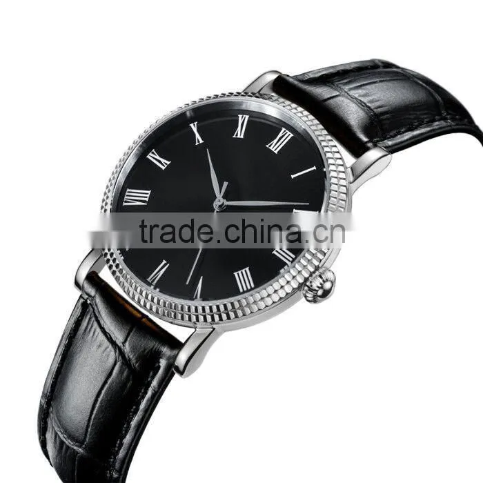 2015 Hot Selling genuine Leather Watch for men