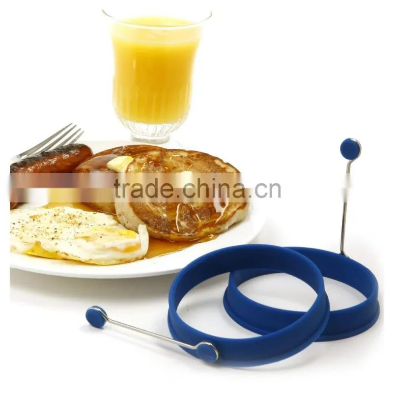 Custom Food Grade silicone pancake mold/silicone egg ring