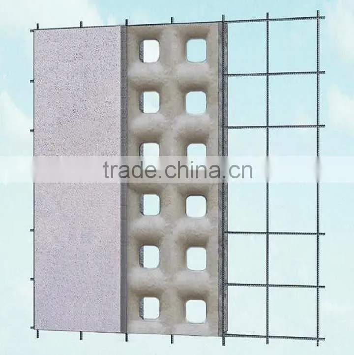 the strongest structure eps and cement icf block machine