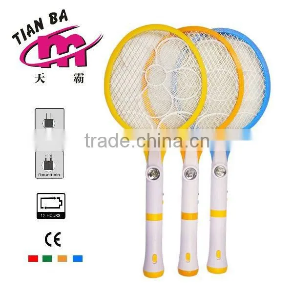 HXP rechargeable mosquito racket with toch/pest repeller