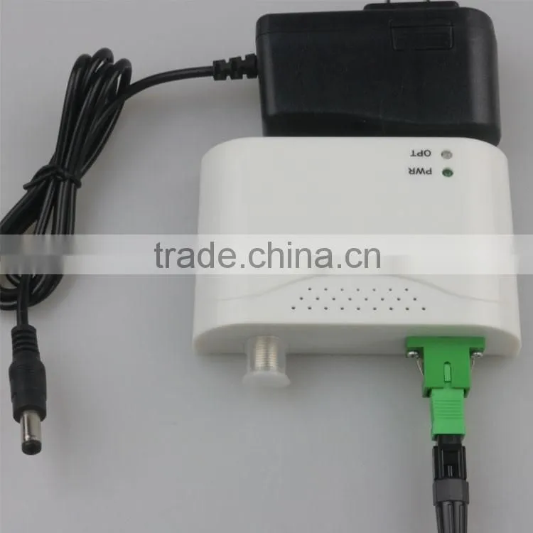 Audio optical fiber transceiver / fiber optic FTTH node CATV receiver