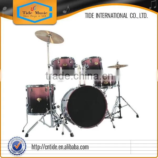 High-grade 5-PC Drum set (Maple) rolling drum set TP0208