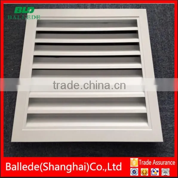 HVAC system aluminum ventilation louver