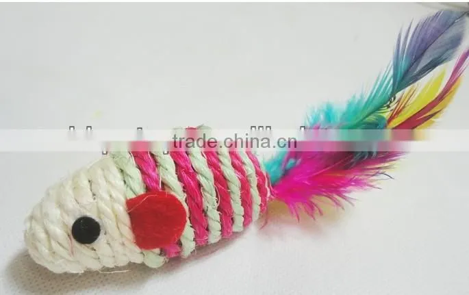 Fish Sisal Cat Toy