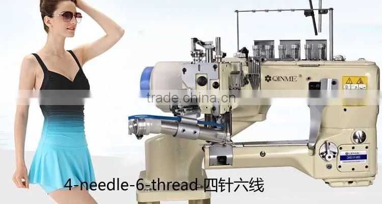 Yamato Industrial Sewing Machine 4 Needle 6 Thread Feed-off-the-arm