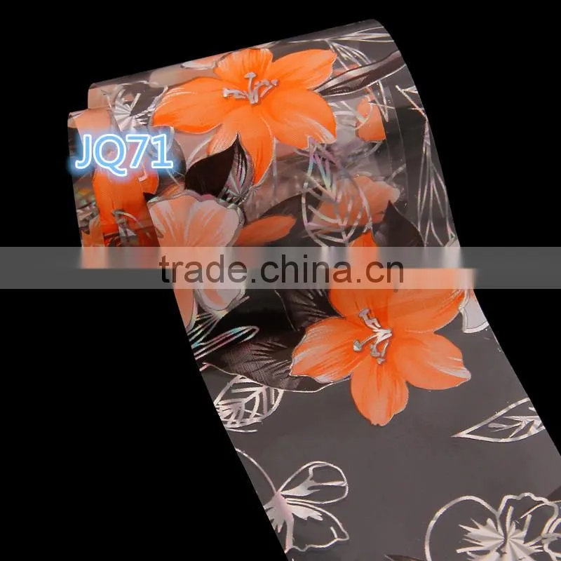 2016 New products Rose Flower Nails Supplies Nail Art Transfer Craft foil Fashion DIY nail sticker Tip Exotic Nail Art