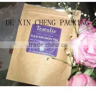 White kraft paper lined plastic for food (green products)