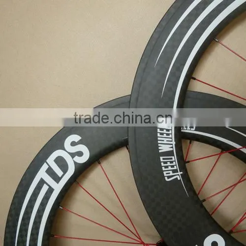 23mm Wide U Shape Tubular Carbon Wheels 88mm Bicycle Wheelset ruedas carbono