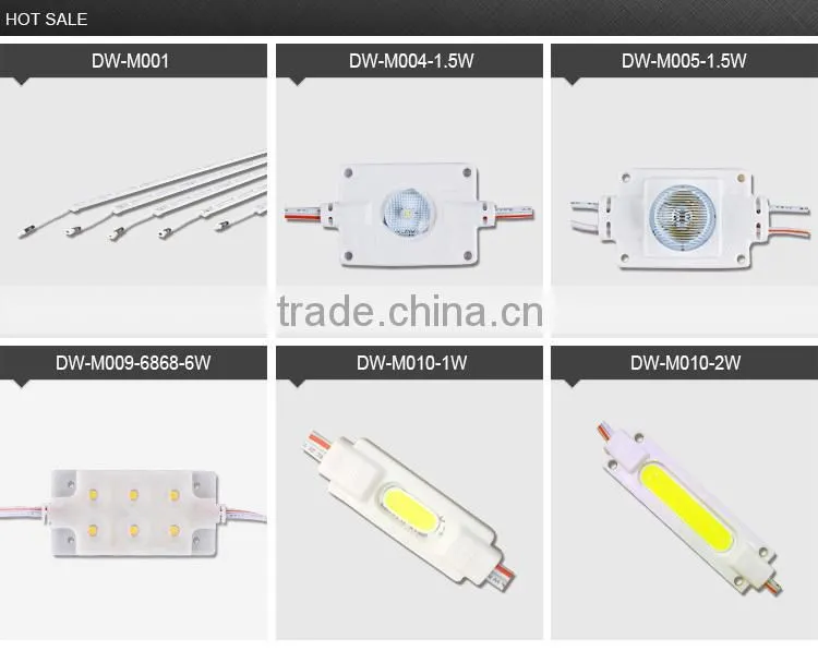 High lumen IC constant current waterproof led backlighting ip65 12V 24V DC high power osram 3030 led module