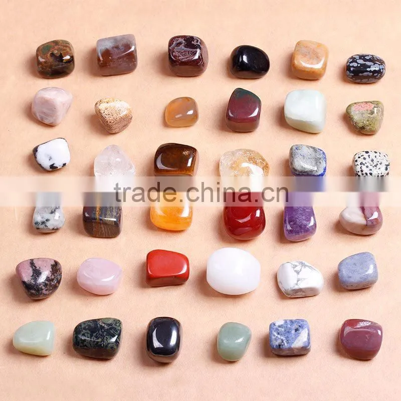 Bulk of Natural Tumbled stones Zodiac stones with pouch