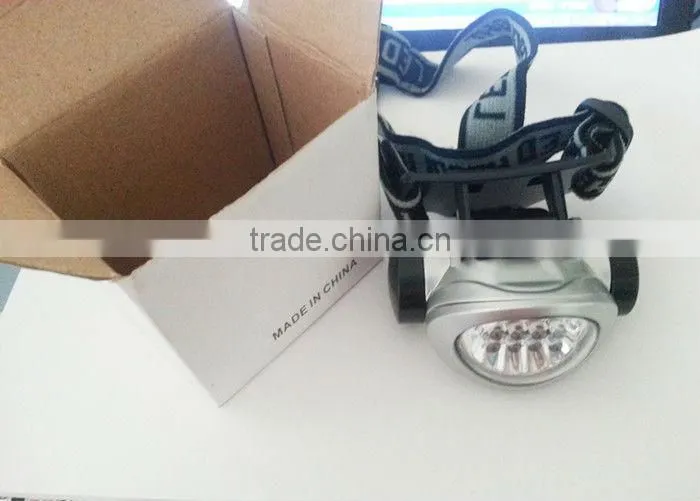 HJ-6001 LED HEADLIGHT 8 LED WITH 3 LIGHTING MODES HEADLIGHT