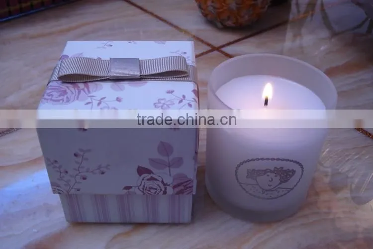 Hot sale for decoration gift box scented soy candle