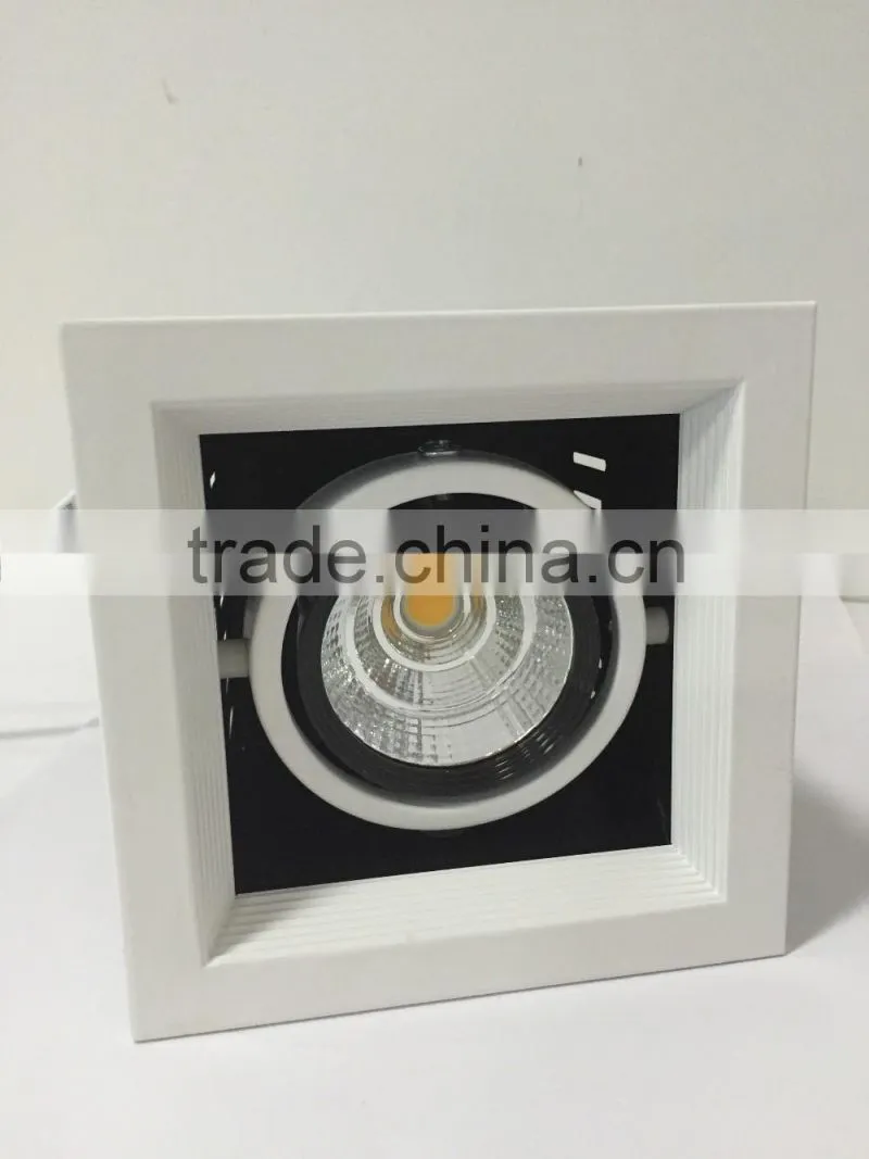 5W Square recessed grille light ceiling light 10w at 15w ceiling for south american ceiling