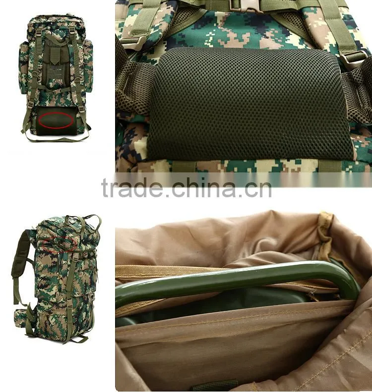 wholesale High Quality camo backpack outdoor hiking military backpack