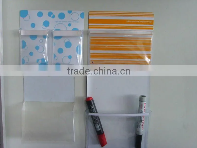 magnetic ticket pouches,magnetic sign holder,magnetic pocket film,0.5mm,vinyl magnetic backing,clear plastic front
