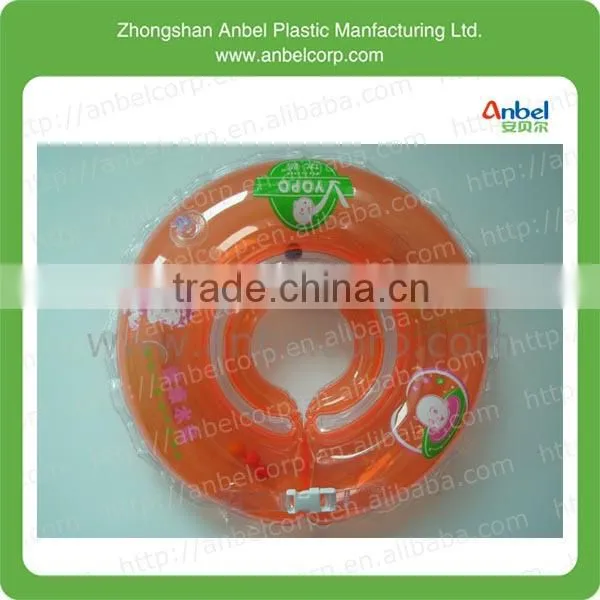 inflatable baby bath swimming tube ring neck wearing ring