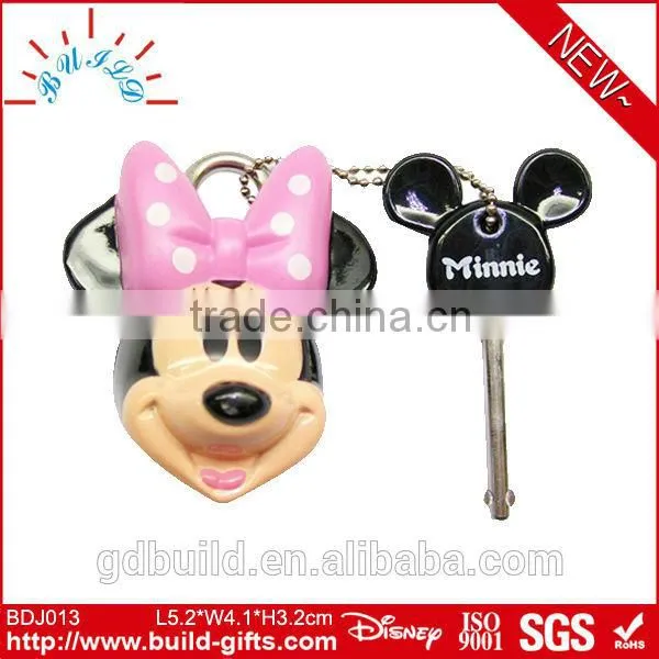 Mickey Mouse cosmetic lock plastic lock