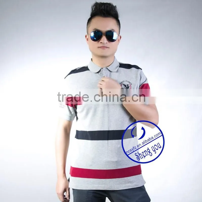 High quality wholesale custom 100% cotton pique mens polo shirt