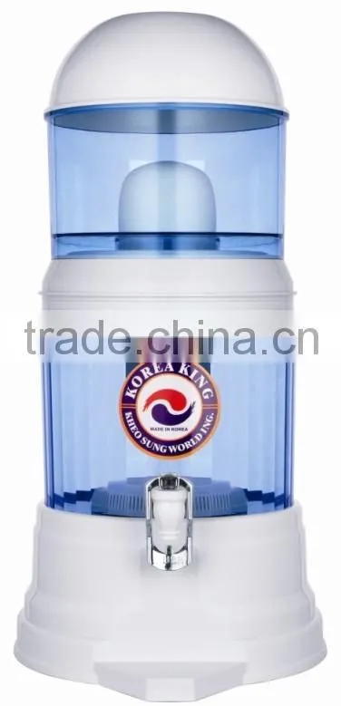 Mineral pot on the water dispenser Ceramic activated carbon water purifier