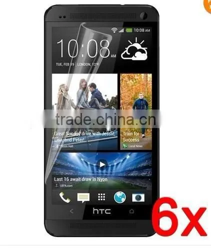 Wholesale 6PCS Mobile Phone Screen Protector For HTC One M7