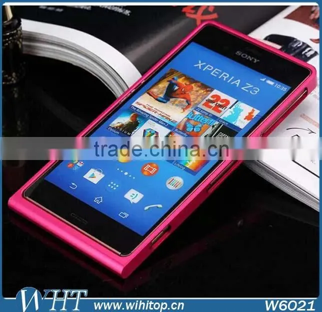 0.7mm Slim Aluminum Metal Bumper Frame for Sony Xperia Z3 # W6021