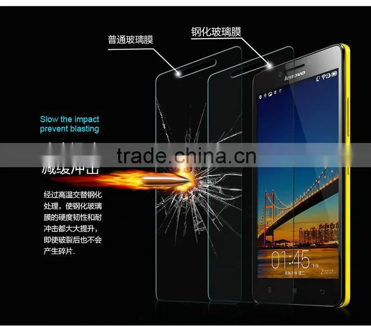Color Tempered Glass Screen Protector For Lenove K4 Tempered Laminated Glass Film