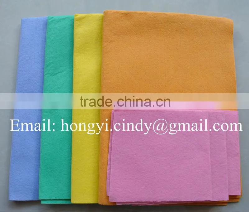 50x70cm needle punched germany nonwoven car wash cloth, car washing cloth