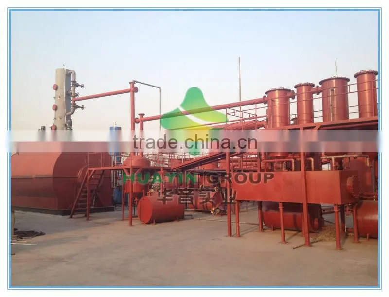 Safety And No Smoke 3/5/10T Used/Waste Tire/Plastic/Engine/Crude Oil To Diesel With Promising Profits