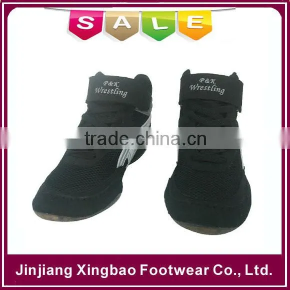 2015 Hot Chinese Split Sole Wrestling Shoes For Sale Ultimate Leather MMA Wrestling Shoes Inflect Lo-Boxer Rare