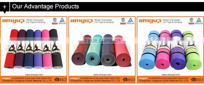 XPE Camping Yoga Exercise roll Mat with two tone color