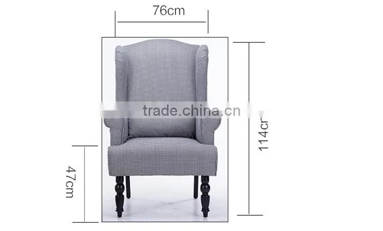 fabric fashionable Retro comfortable sofa chair Y463