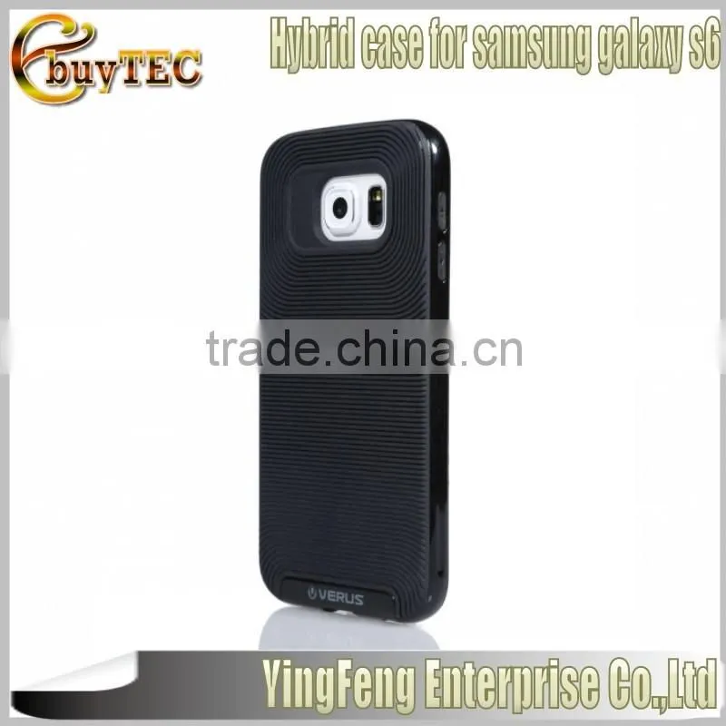 Alibaba china Hot Selling Crucial Bumper Dual Layer case for samsung s6, for samsung s6 case with 10 colors