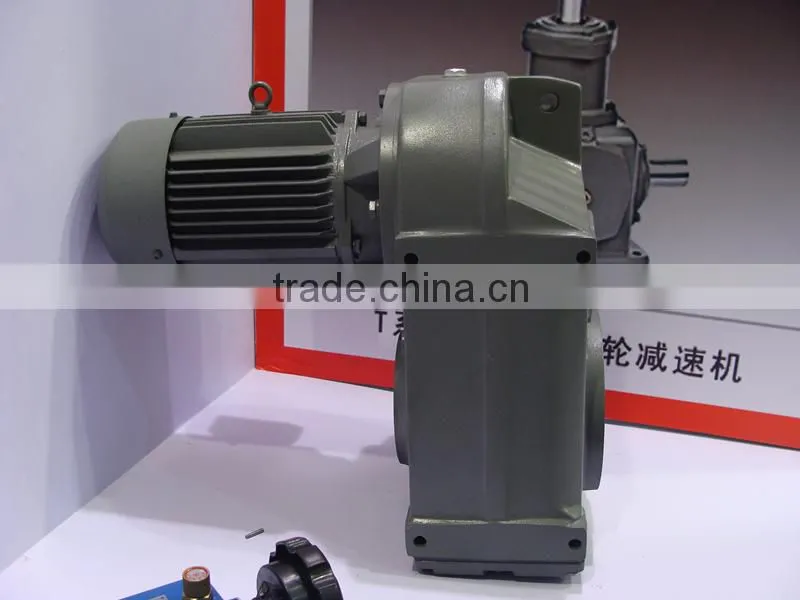 Good quality helical inline gearbox with electric motor