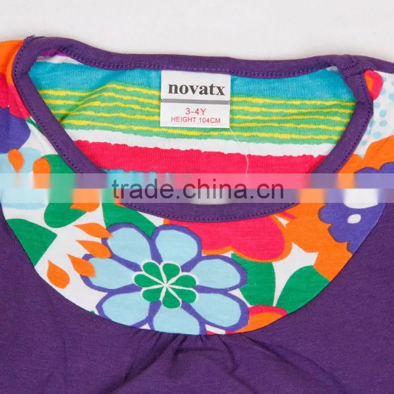 (F5717) 2016 new nova kids wear brand baby girls t shirts girls casual t shirts children clothes fashion kids clothes t shirts