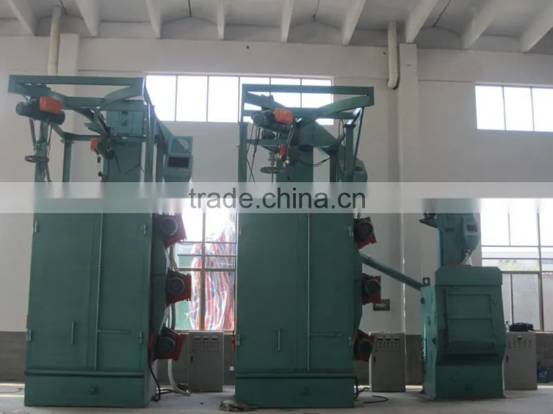 ISO certification Q37 series hook type blasting machine /abrator/sandblast equipment